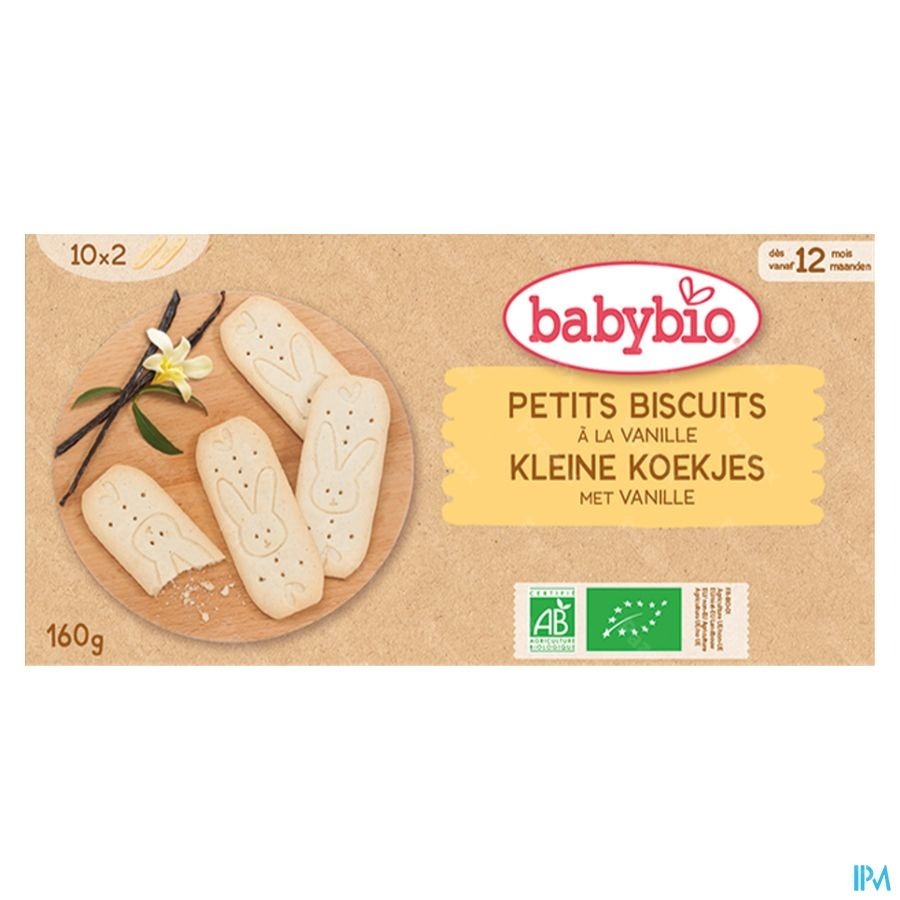 Babybio Biscuits Bebe Vanille +12m 160g