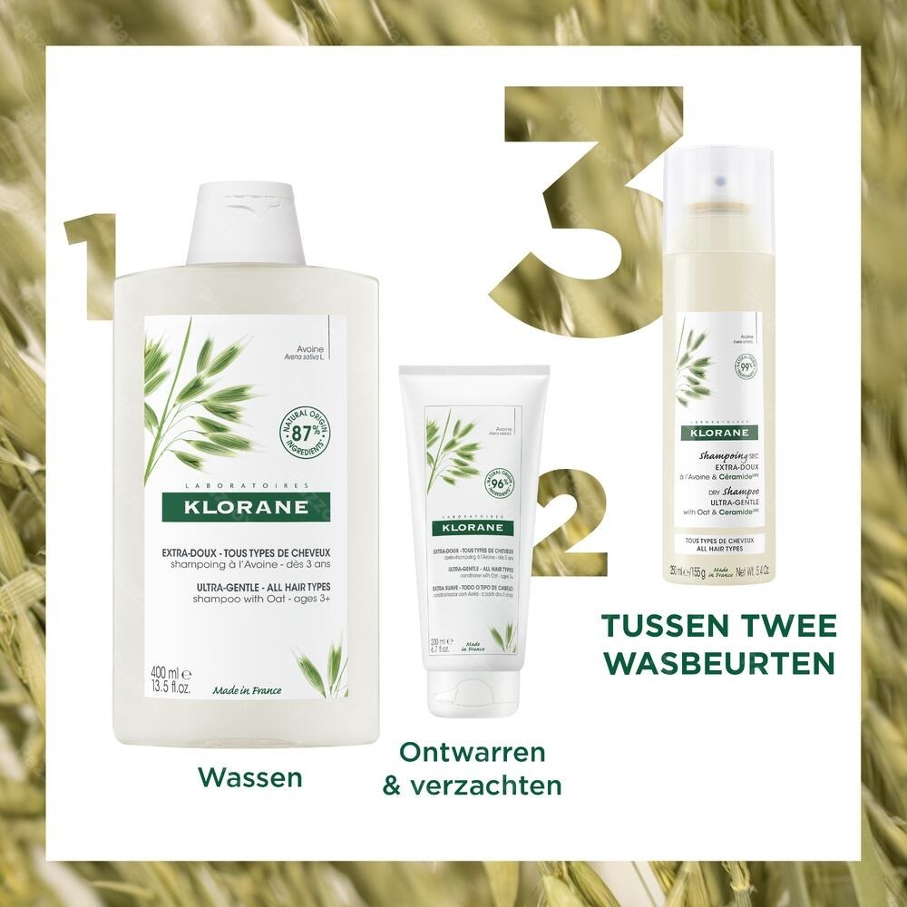 Klorane Capillaire Droogshampoo Havermelk & Ceramide 150ml 