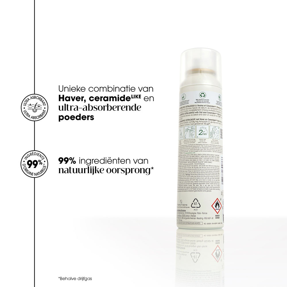 Klorane Capillaire Droogshampoo Havermelk & Ceramide 150ml 