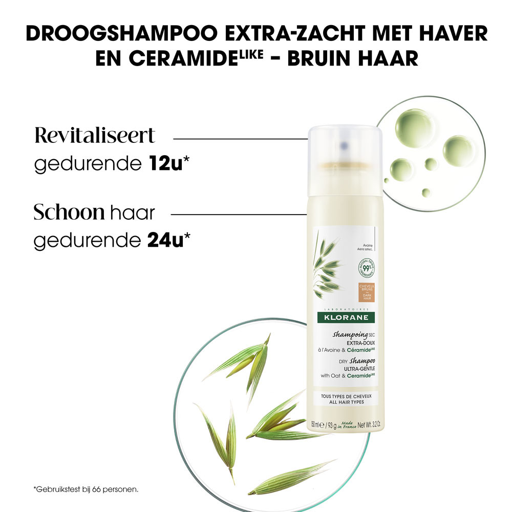 Klorane Capillaire Getinte Droogshampoo Bruin Haar 150ml