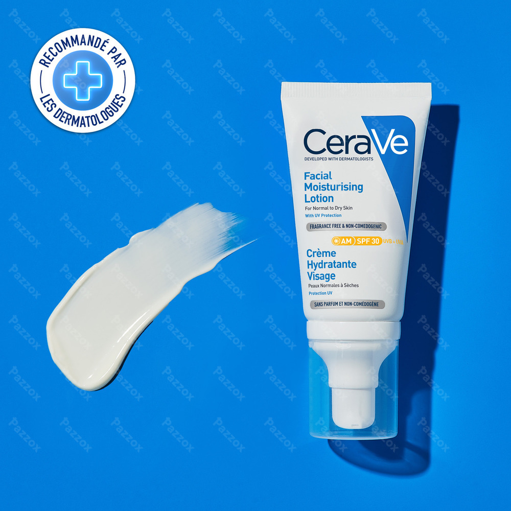 CeraVe Crème Hydratante Visage, 2 x 52ml