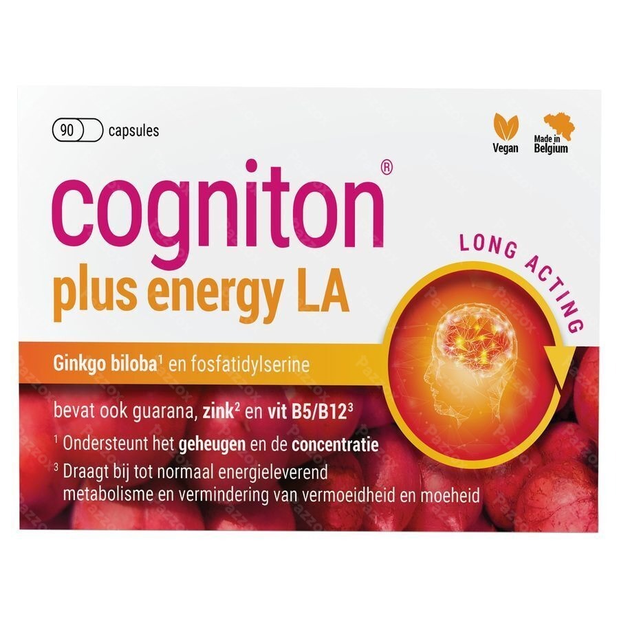 Cogniton Plus Energy LA Geheugen en Energie 90 Capsules
