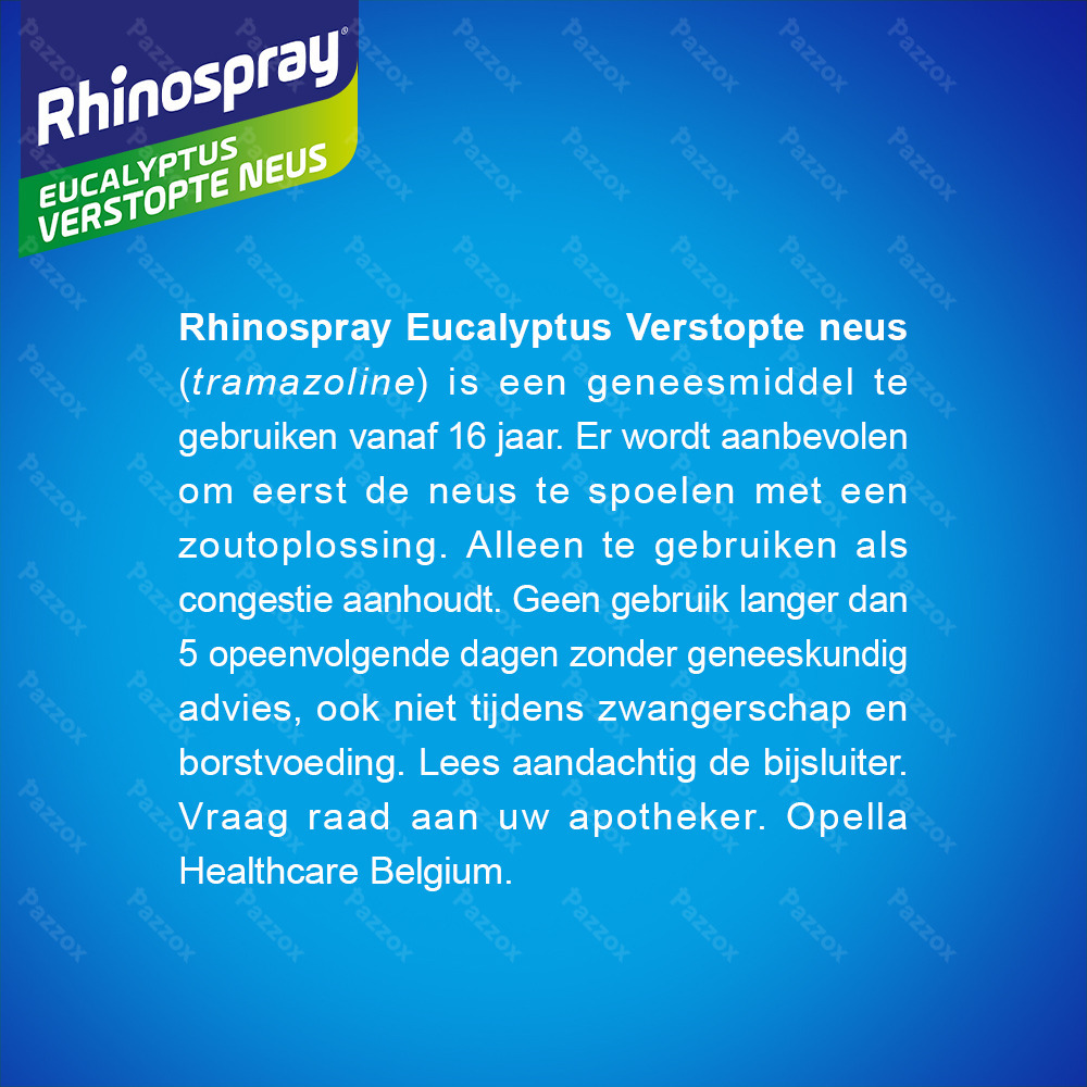 Rhinospray+Eucalyptus Verstopte Neus Neusspray 1,18mg/ml 10ml