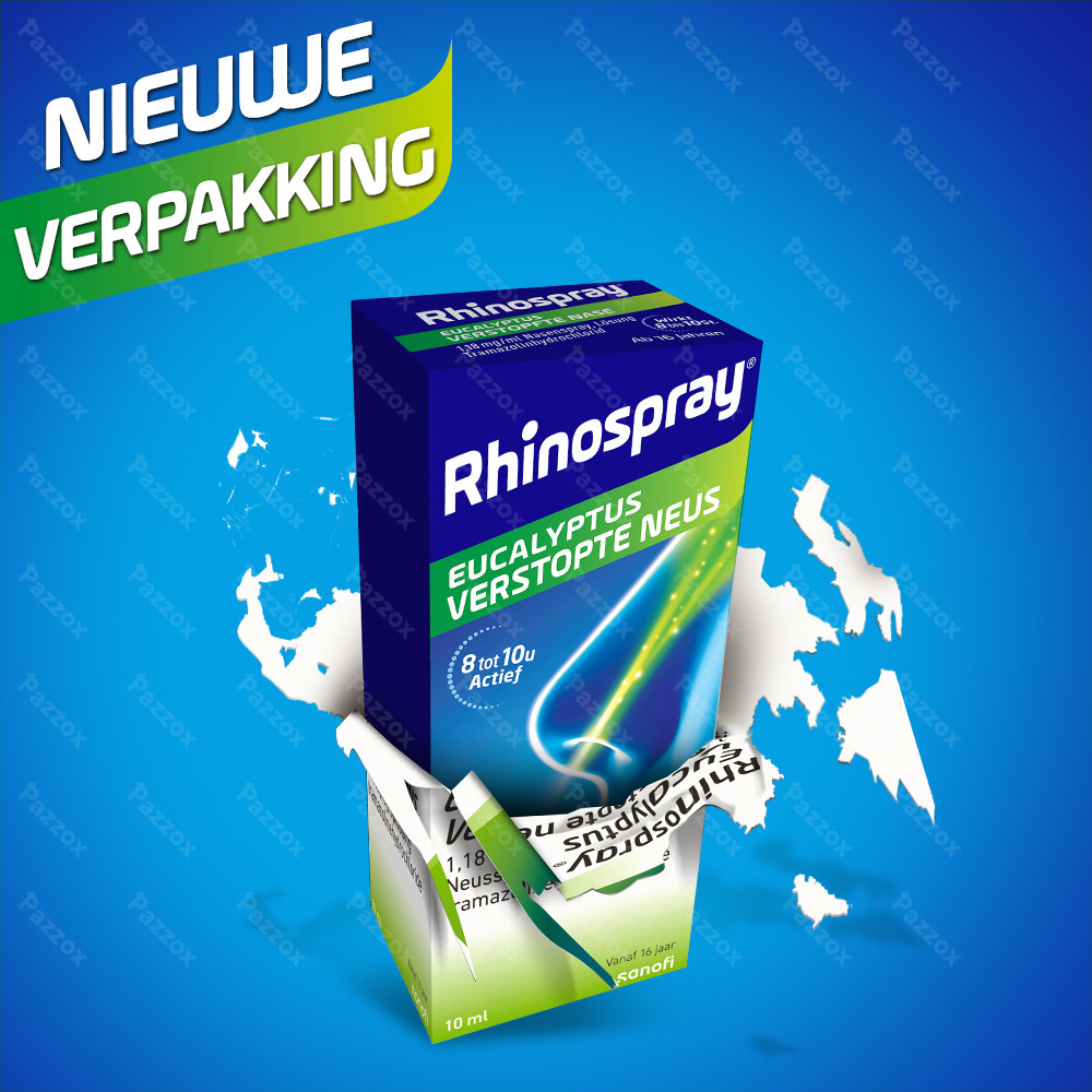 Rhinospray+Eucalyptus Verstopte Neus Neusspray 1,18mg/ml 10ml