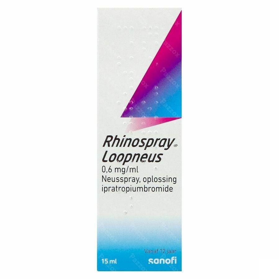 Rhinospray Loopneus 0,6mg/ml Neusspray Oplossing 15ml