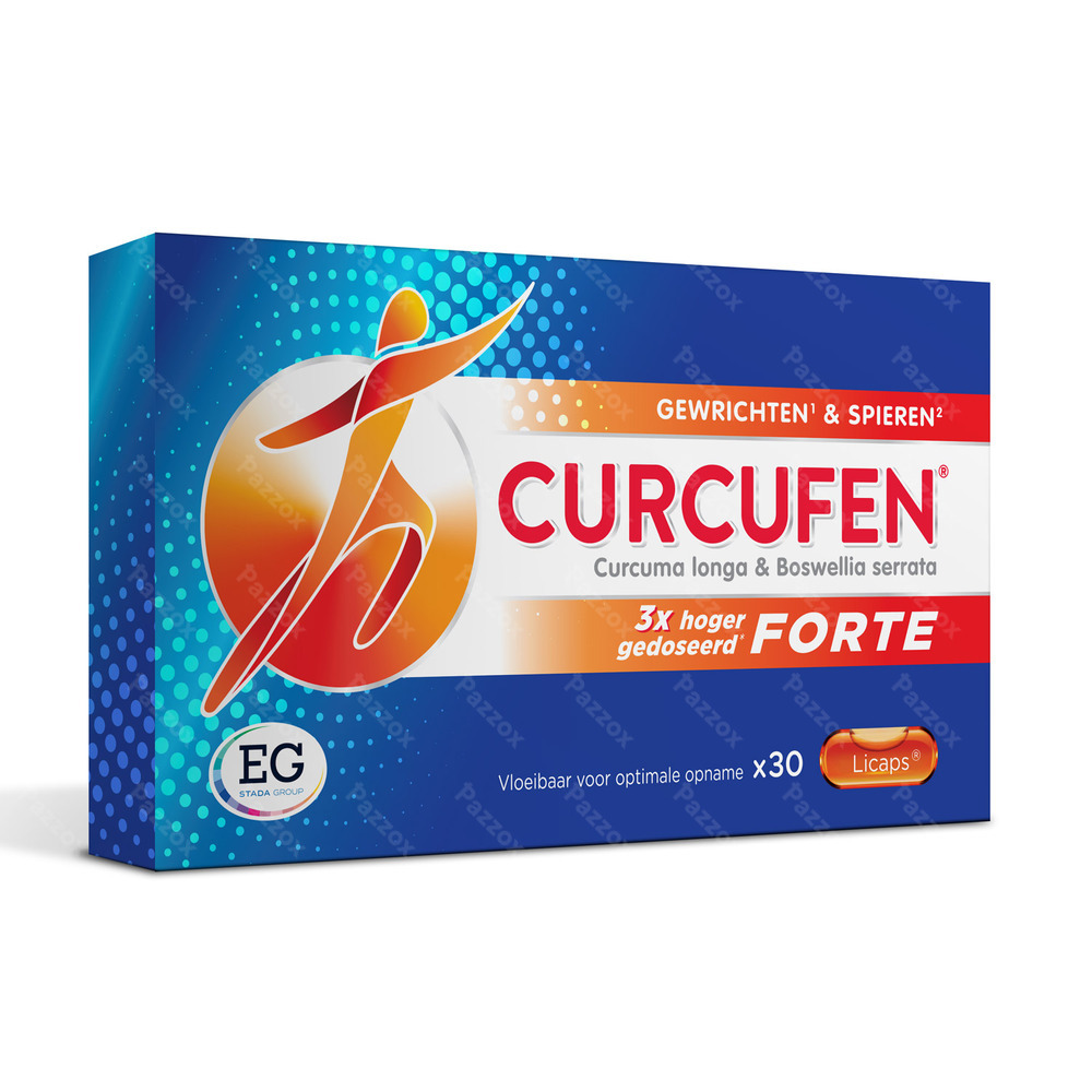 Curcufen Forte Spieren en Gewrichten 30 Capsules