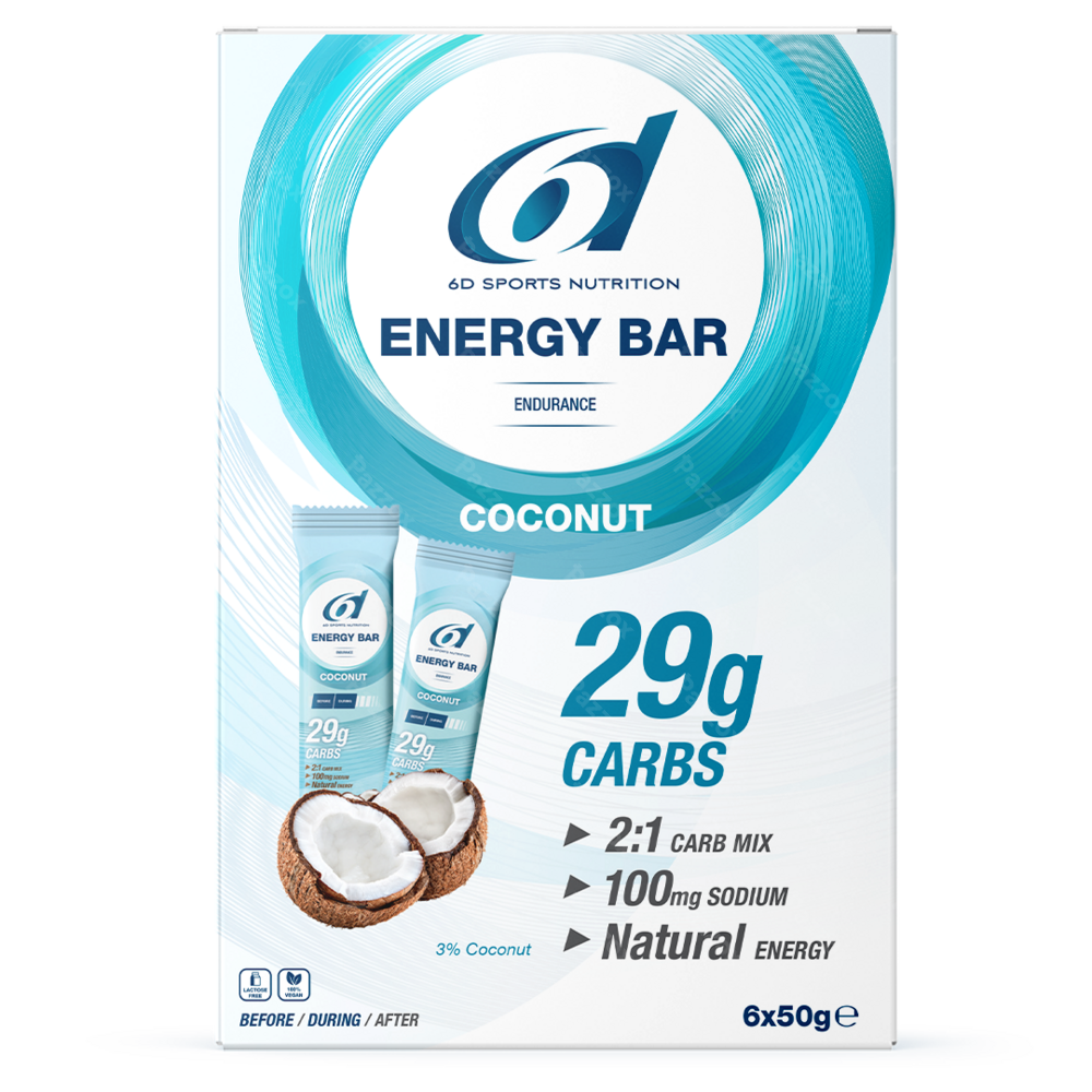 6d Energy Bar Coconut 6x50g