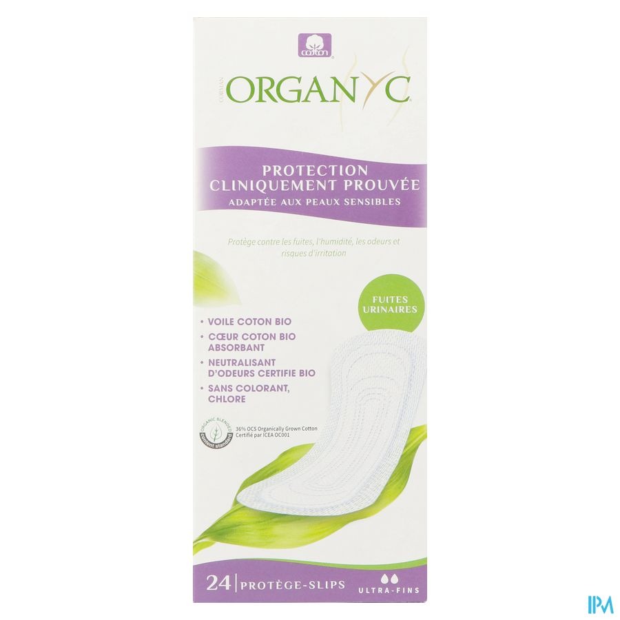 Organyc Fuites Urinaires Protege-slips Extra F 24