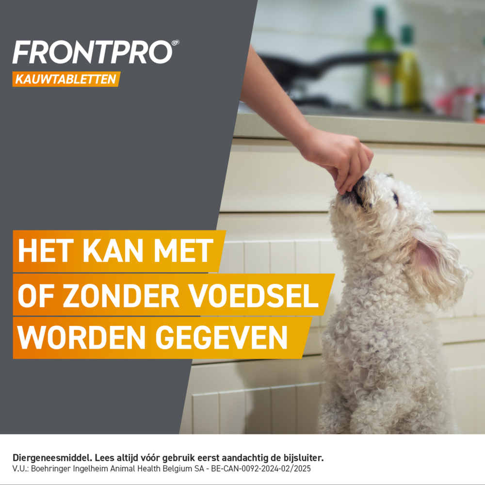 Frontpro 68mg Hond 10-25kg 3 Kauwtabletten