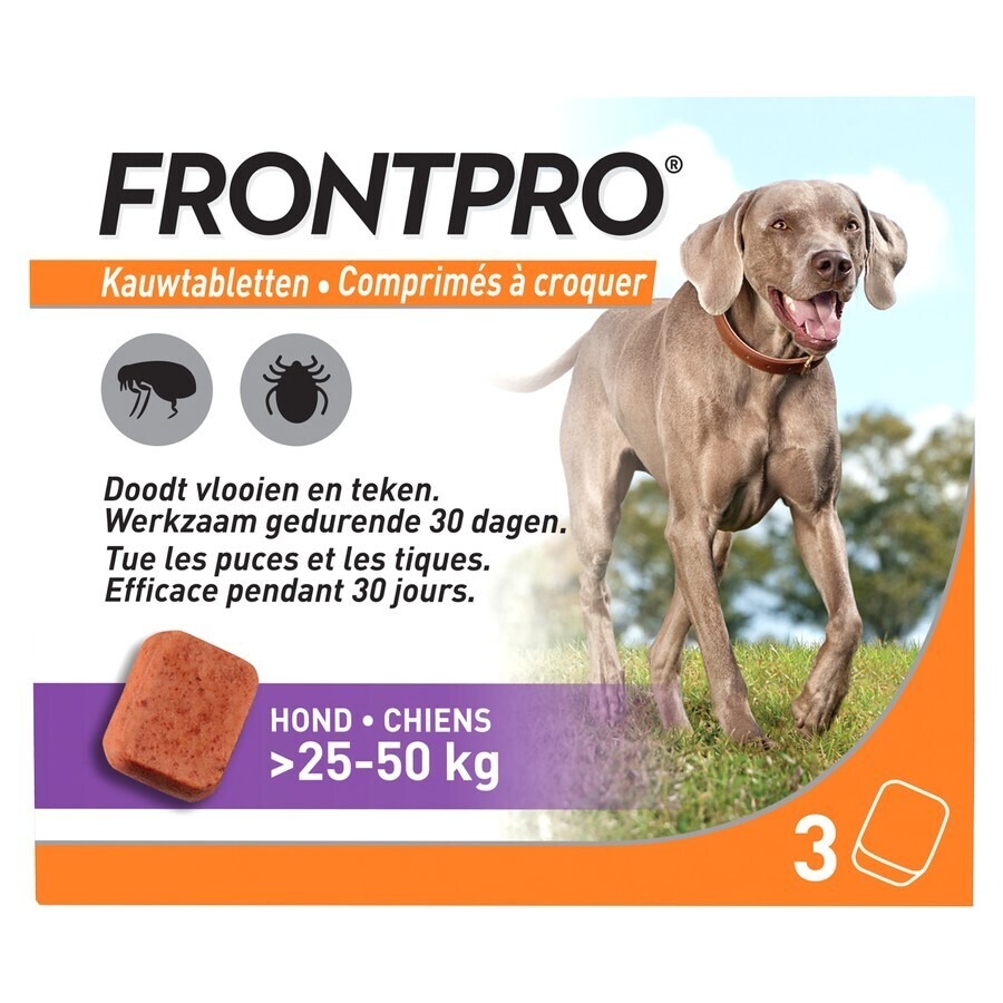 Frontpro 136mg >25-50kg Chien Comp Croq 3