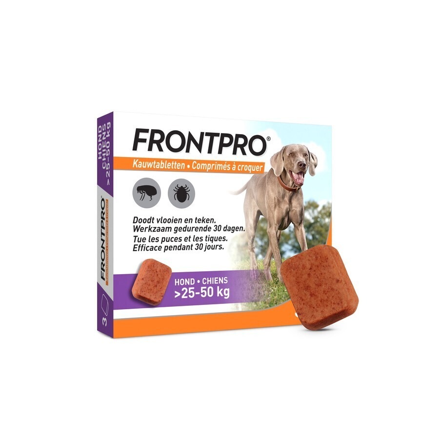 Frontpro 136mg >25-50kg Chien Comp Croq 3