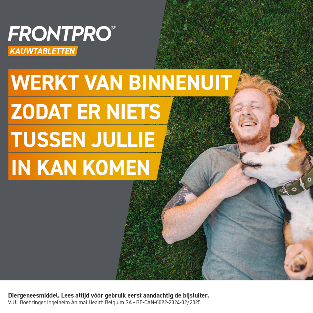 Frontpro 136mg Hond 25-50kg 3 Kauwtabletten