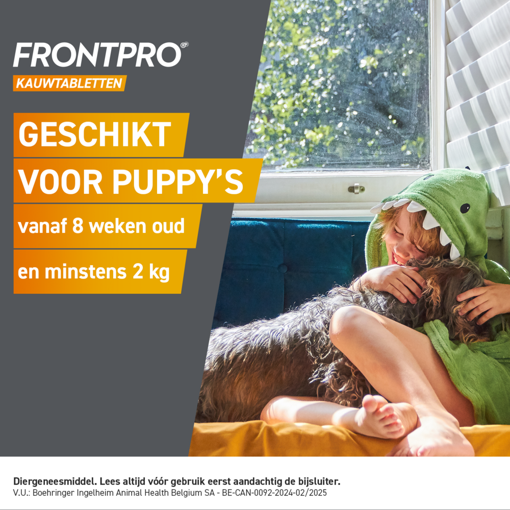 Frontpro 136mg Hond 25-50kg 3 Kauwtabletten