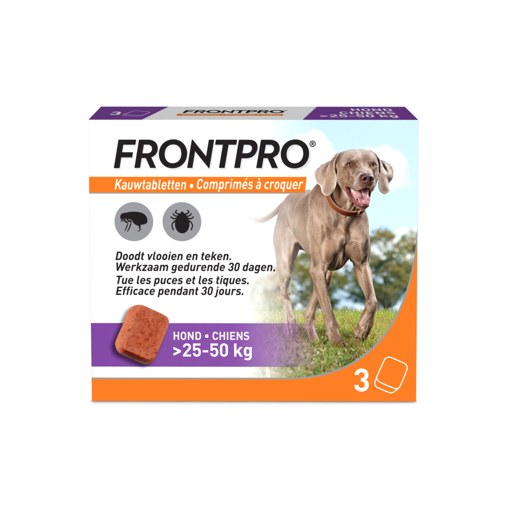 Frontpro 136mg >25-50kg Chien Comp Croq 3