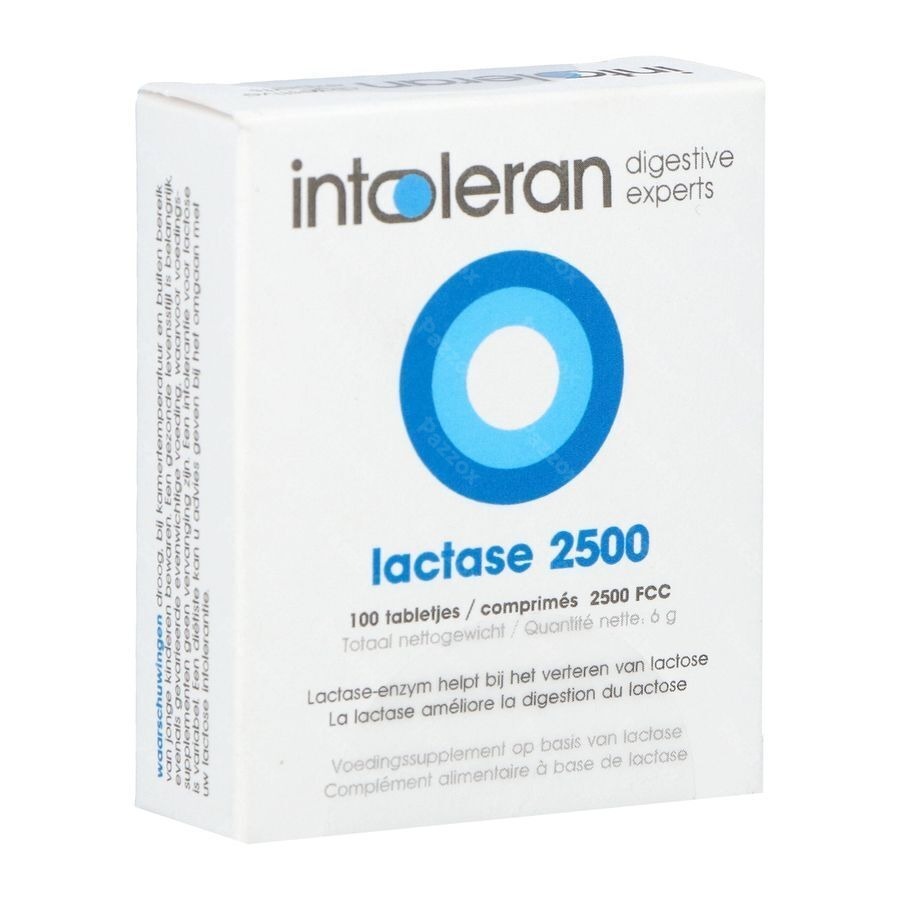 Intoleran Lactase 2500 100 Comprimées