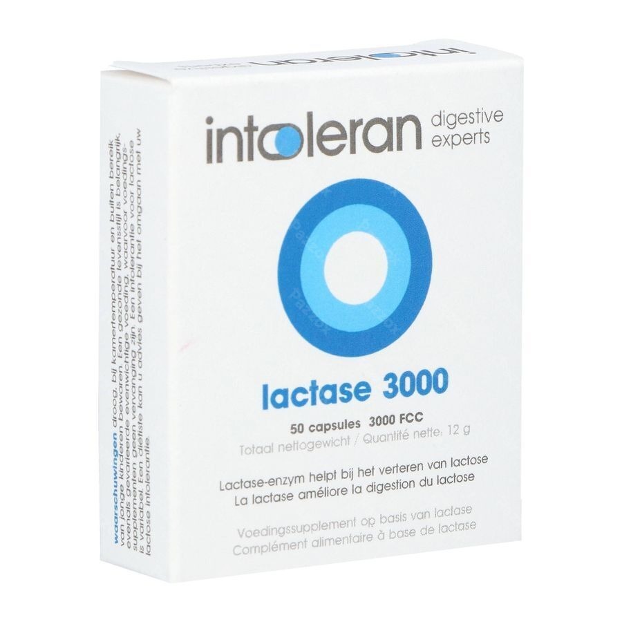 Intoleran Lactase 3000 Capsules 50