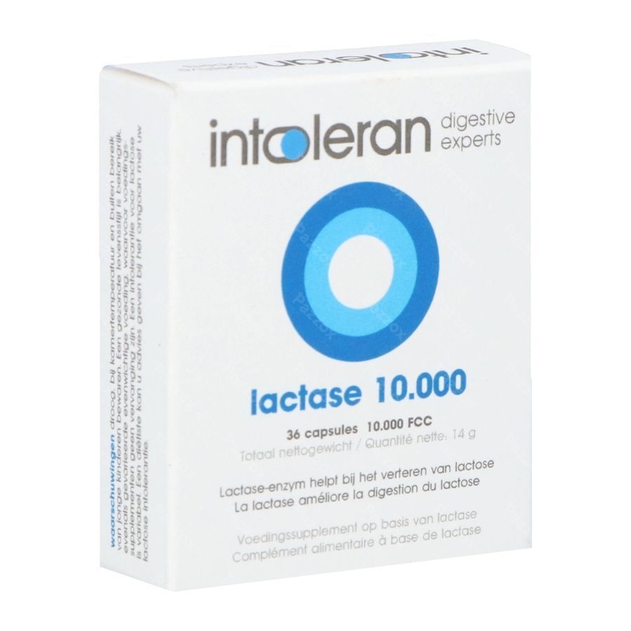Intoleran Lactase 10 000 Fcc Caps 36