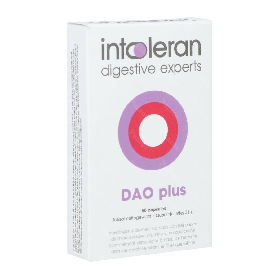 Intoleran Dao Plus 50 Gélules