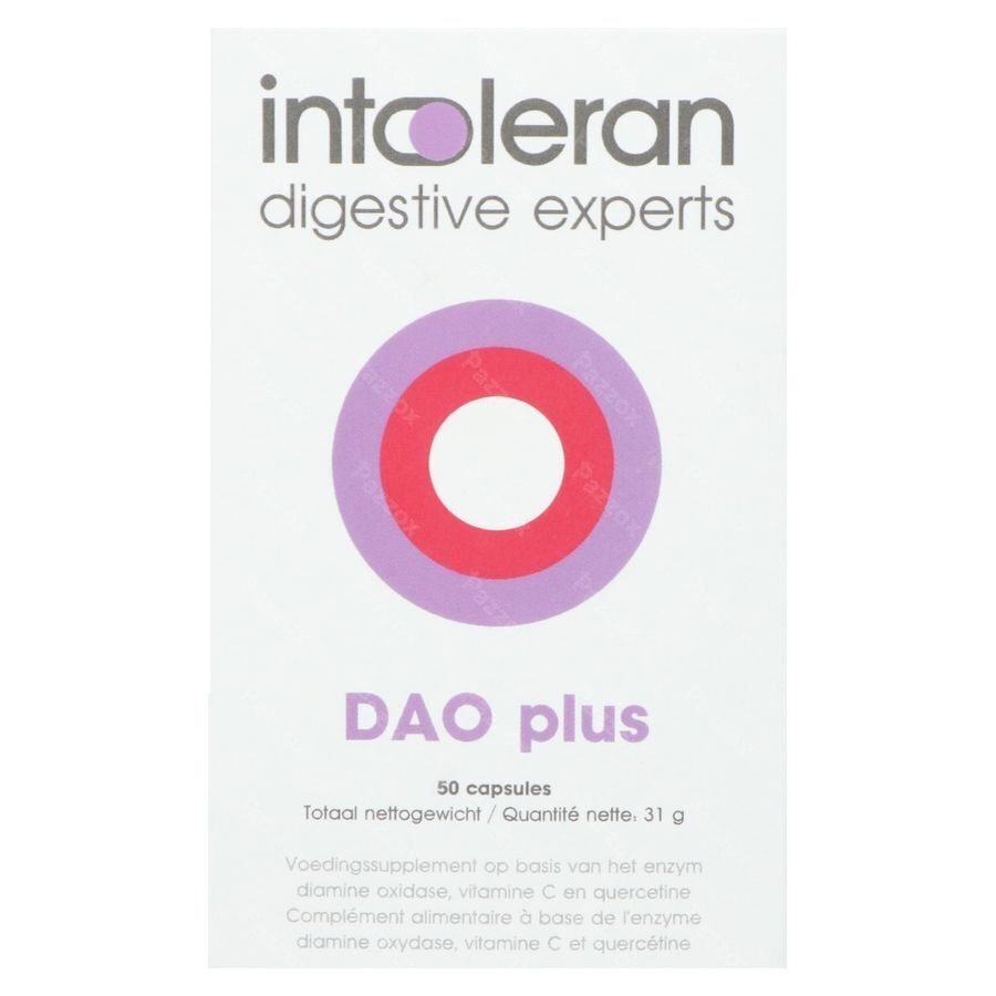 Intoleran Dao Plus 50 Gélules