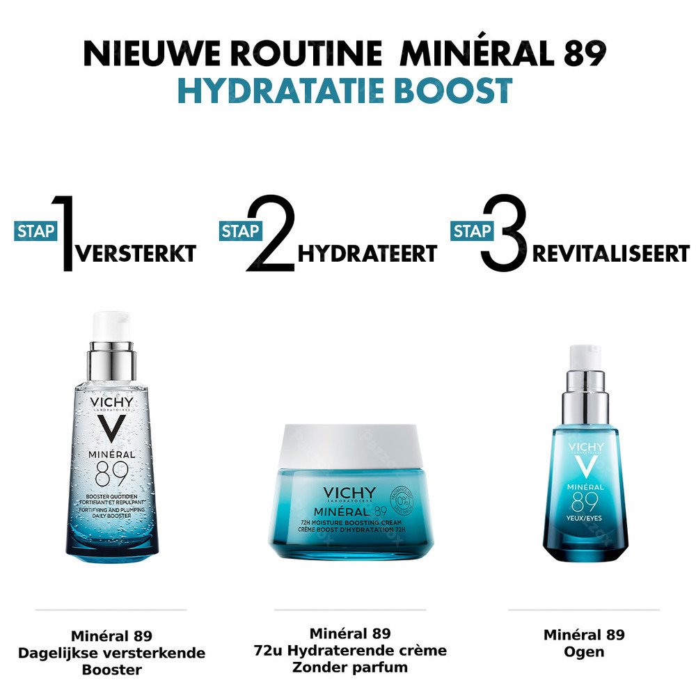Vichy Minéral 89 Hydraterende Booster Crème 50ml