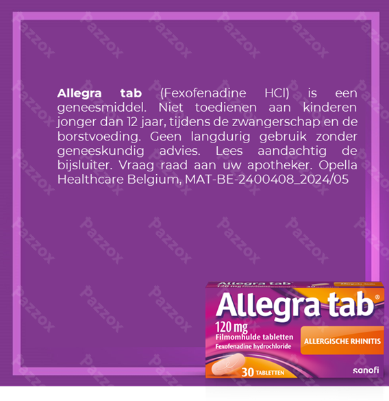 Allegra Tab 30 Tabletten 120mg