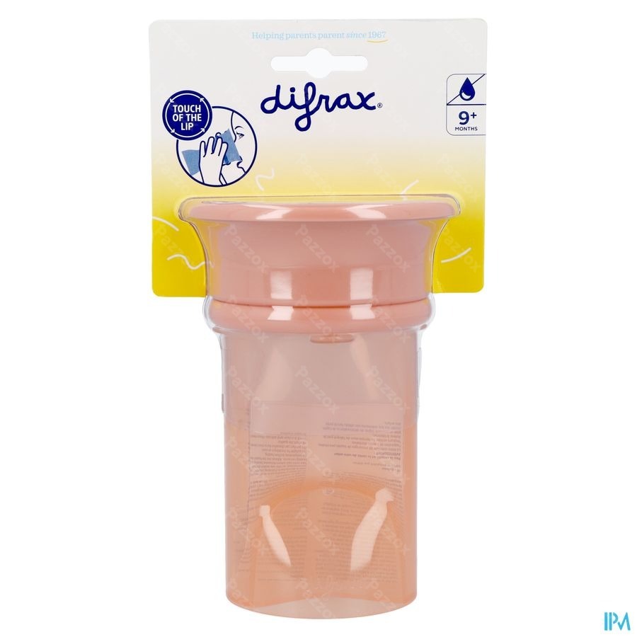 Difrax Coupe Anti-Fuite 360 Degres Peachy 250ml