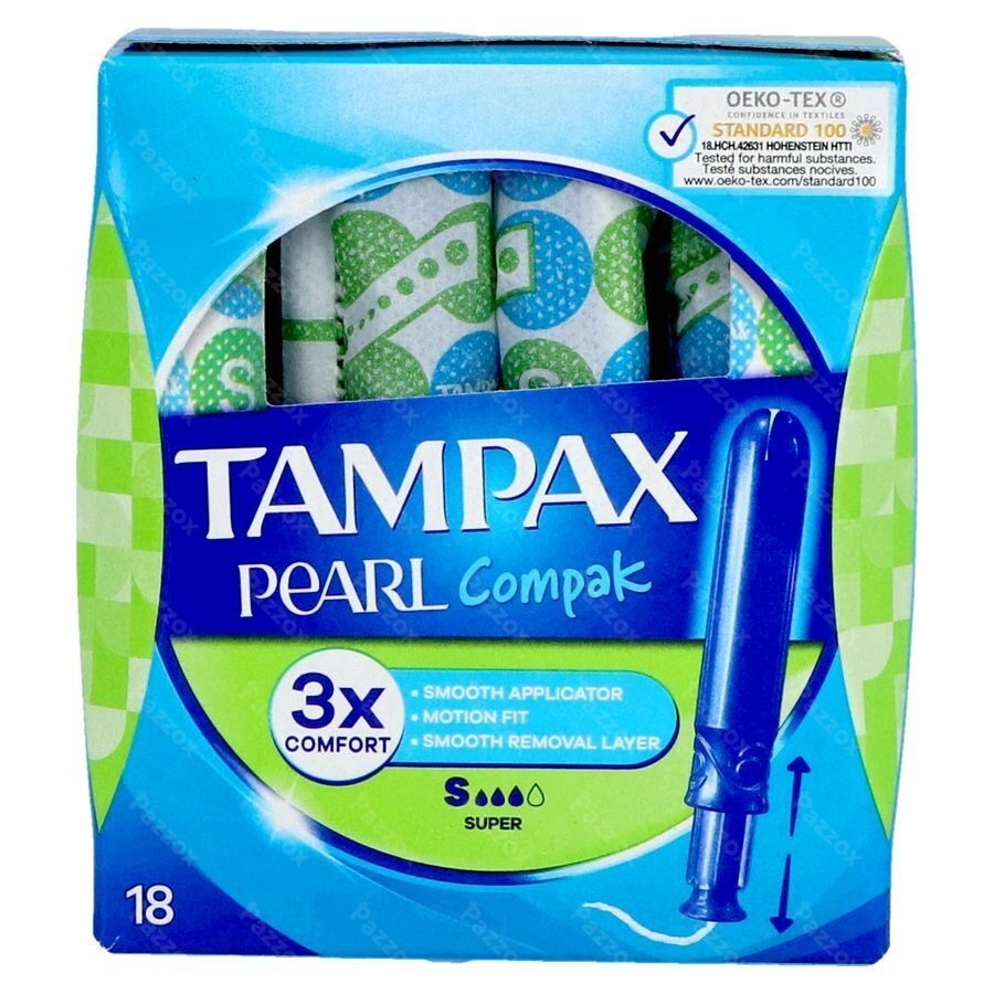 Tampax Pearl Compak Super 18