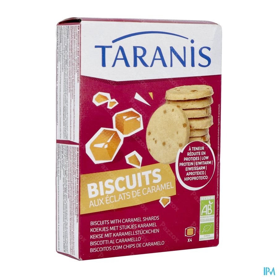 Taranis Biscuits Eclats Caramel Bio 120g