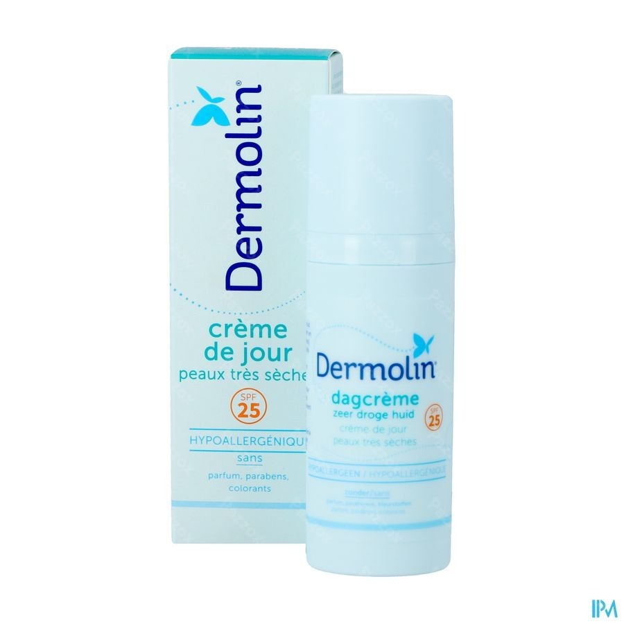 Dermolin Creme Jour Peaux Tres Seches 50ml