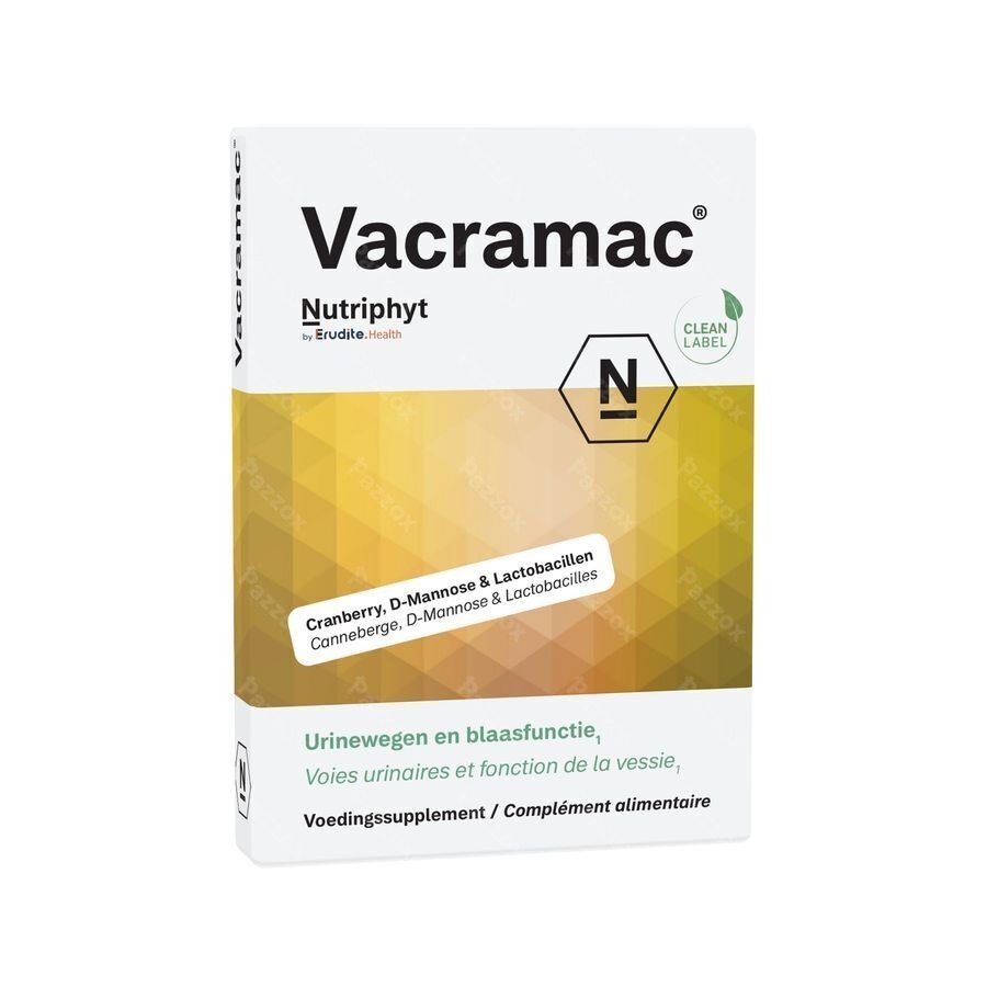 Nutriphyt Vacramac Gezonde Urinewegen 10 Capsules