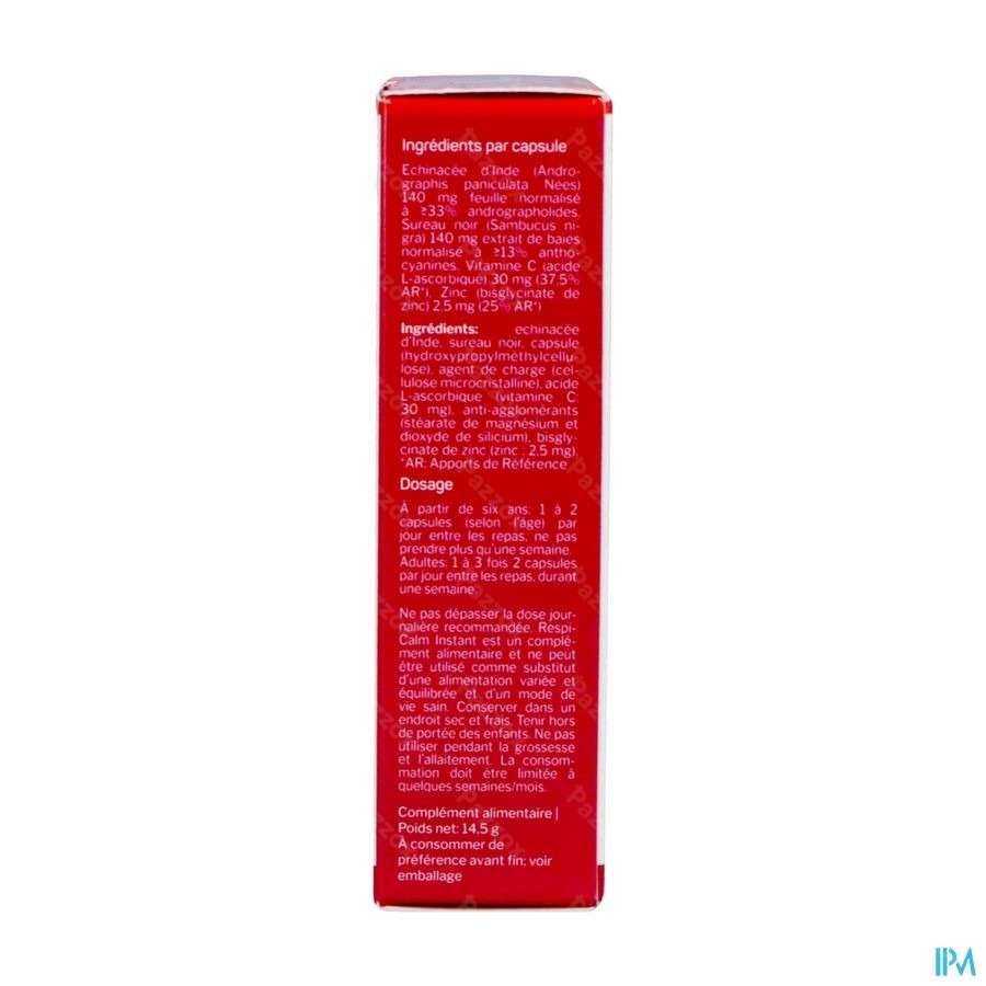 Respicalm Instant Nutrisan Caps 30