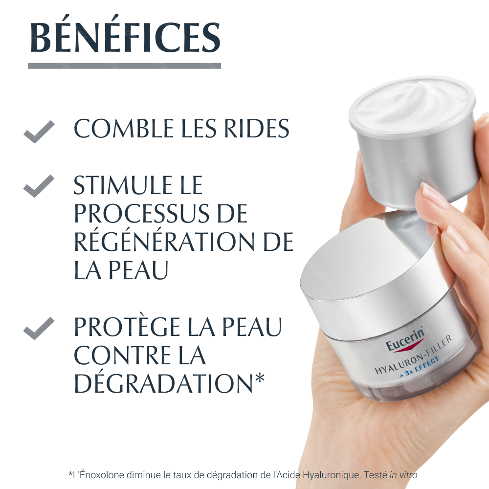 Eucerin Recharge Soin de Nuit Hyaluron-Filler + 3x Effect