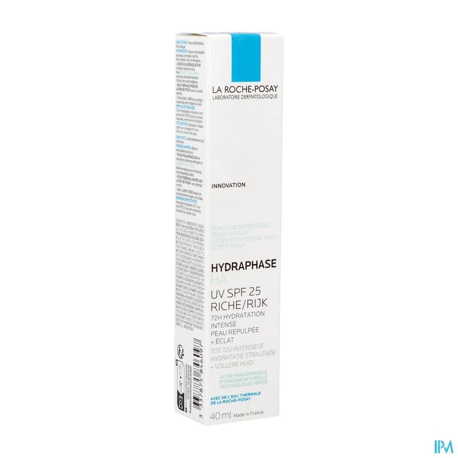 La Roche-Posay Hydraphase HA SPF25 Riche 40ml