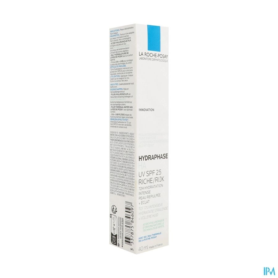 La Roche-Posay Hydraphase HA SPF25 Riche 40ml