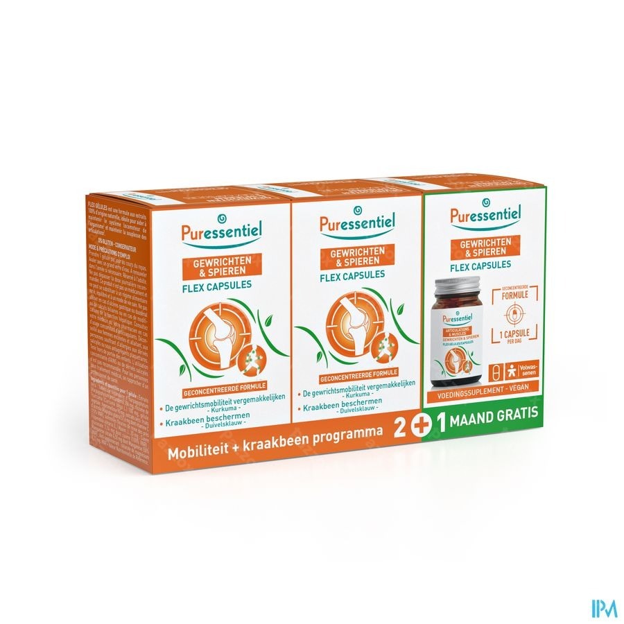 Puressentiel Spieren en Gewrichten 3 x 30 Flex Capsules
