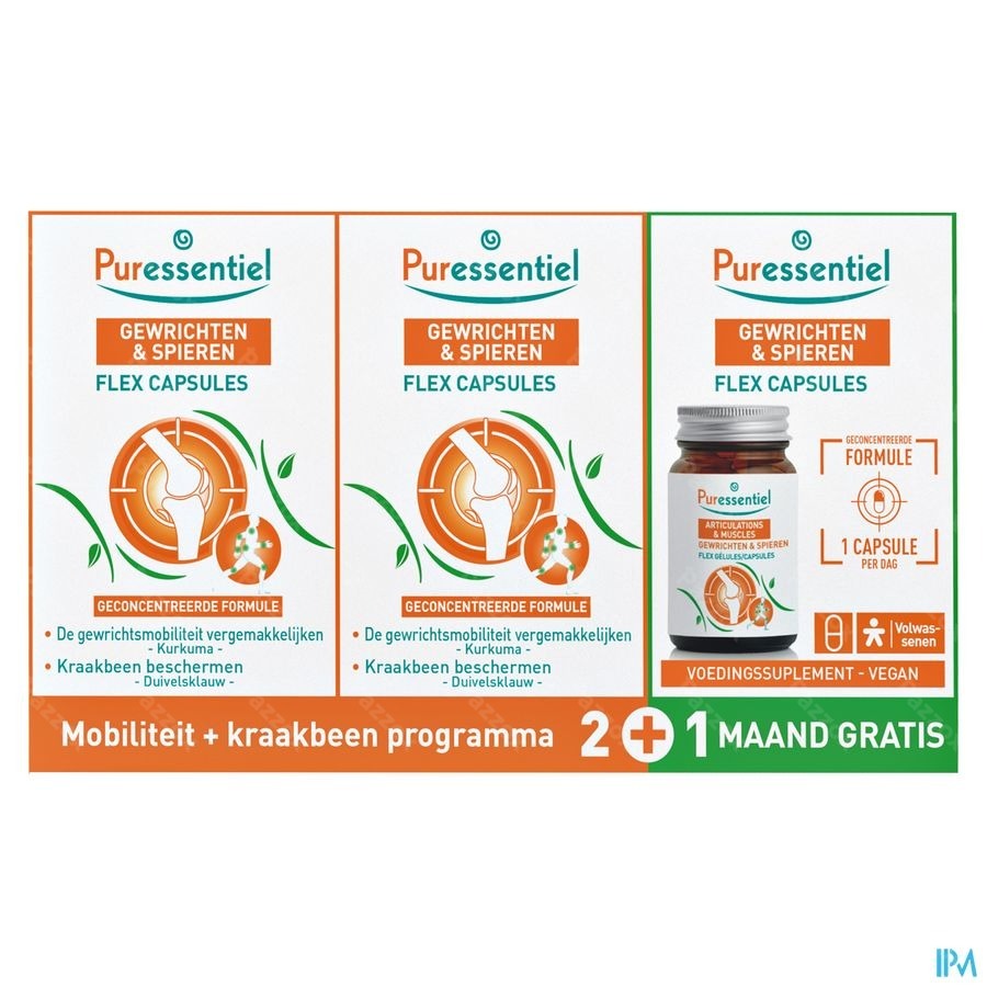 Puressentiel Spieren en Gewrichten 3 x 30 Flex Capsules
