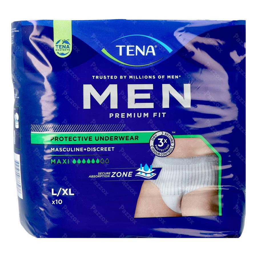Tena Men Premium Fit Pants L/xl 10 798306 - Pazzox