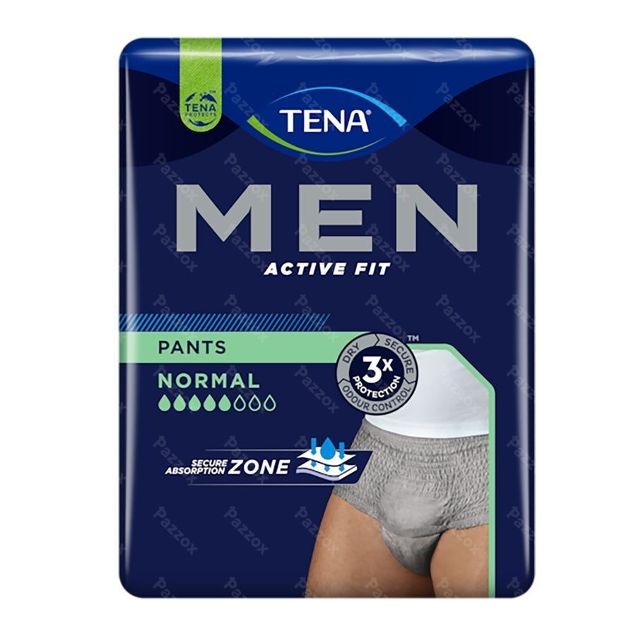 Tena Men Active Fit Pants Norm.gris l/xl 10 772802