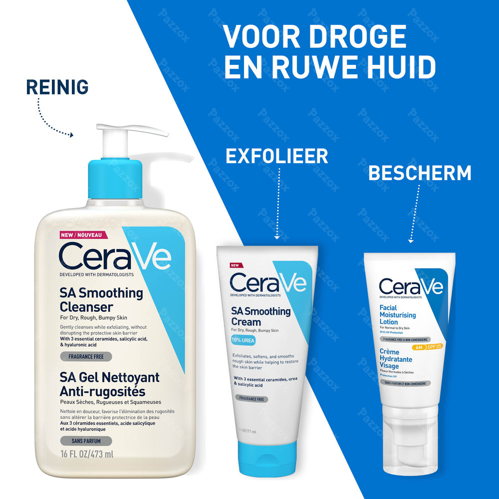 CeraVe SA Anti Ruwe Huid Reinigingsgel 473ml
