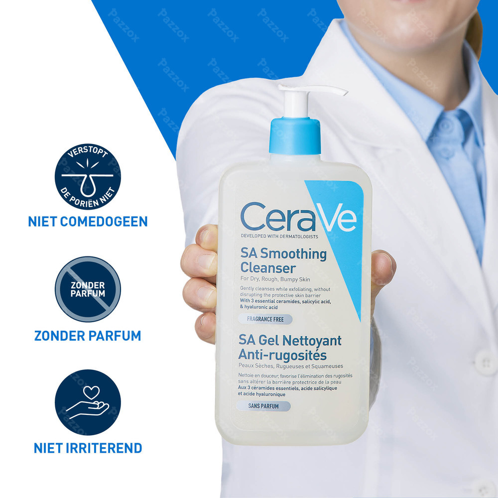 CeraVe SA Anti Ruwe Huid Reinigingsgel 473ml
