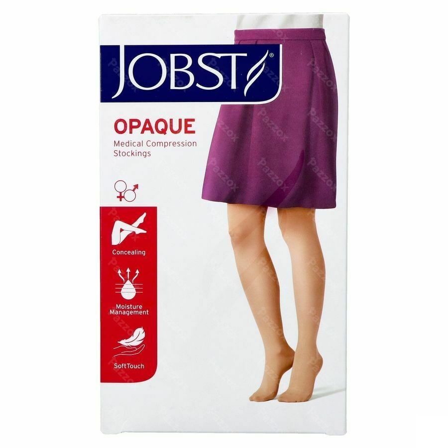 Jobst Opaque 1 Ad Reg Open Sft Nat Iii Pair