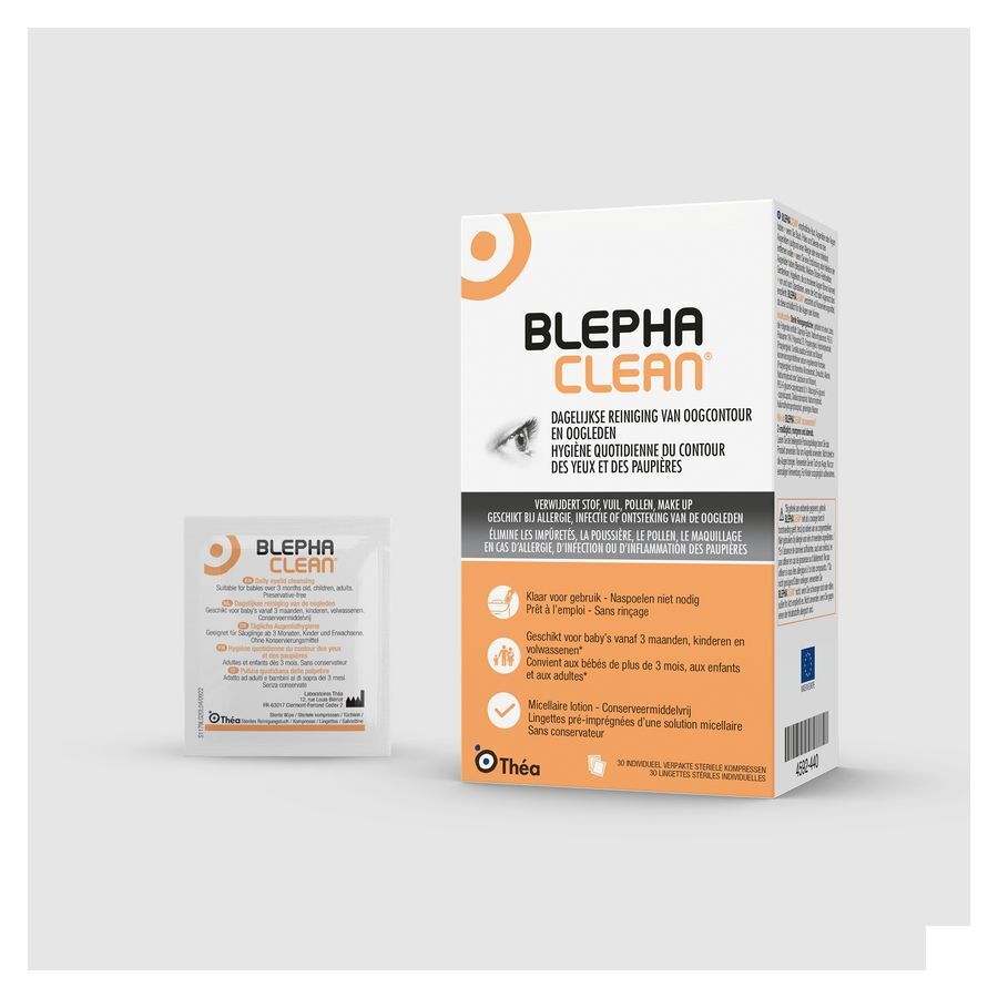Blephaclean30SterieleOogkompressen