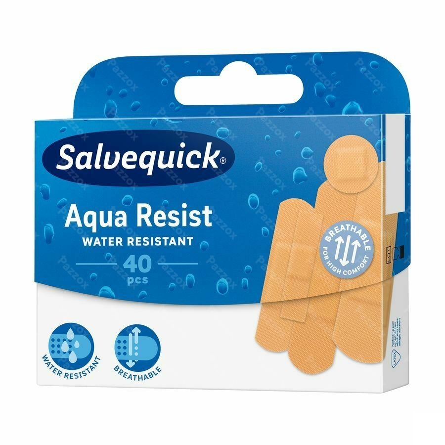 Salvequick Aqua Resist Pleisters 40