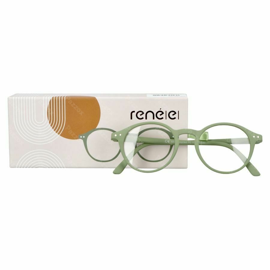 RenÉ(e) Bril Re-y05 Monstera Leaf Green +1,00