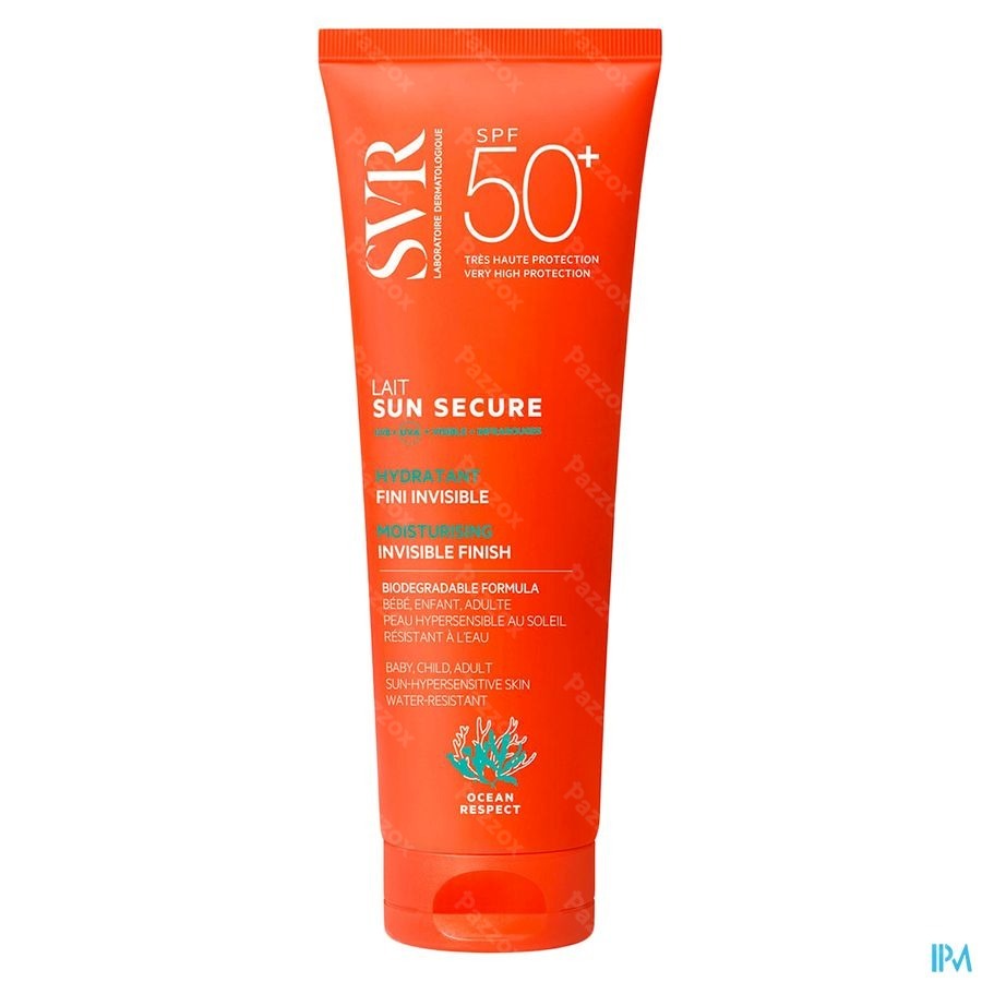 SVR Sun Secure Lait de Solaire Sans Parfum SPF50+ 250ml