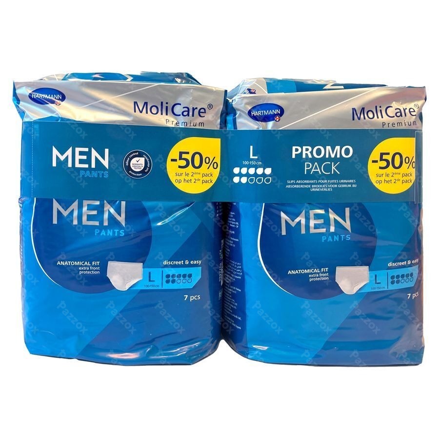 Molicare Premium Men Pants 7 Drops l 2x7 Promopack