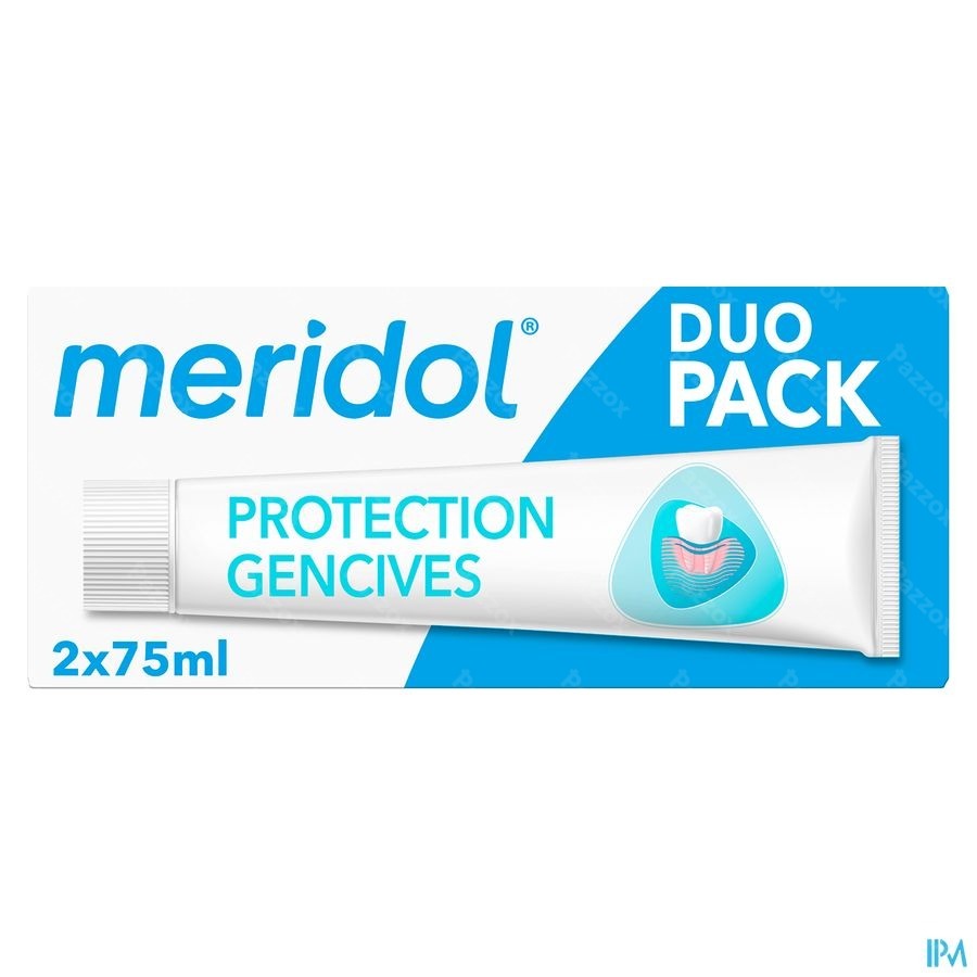 Meridol Dentifrice Protection Gencives 2x75ml