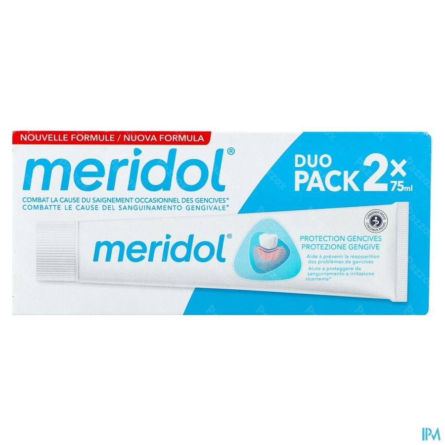 Meridol Dentifrice Protection Gencives 2x75ml