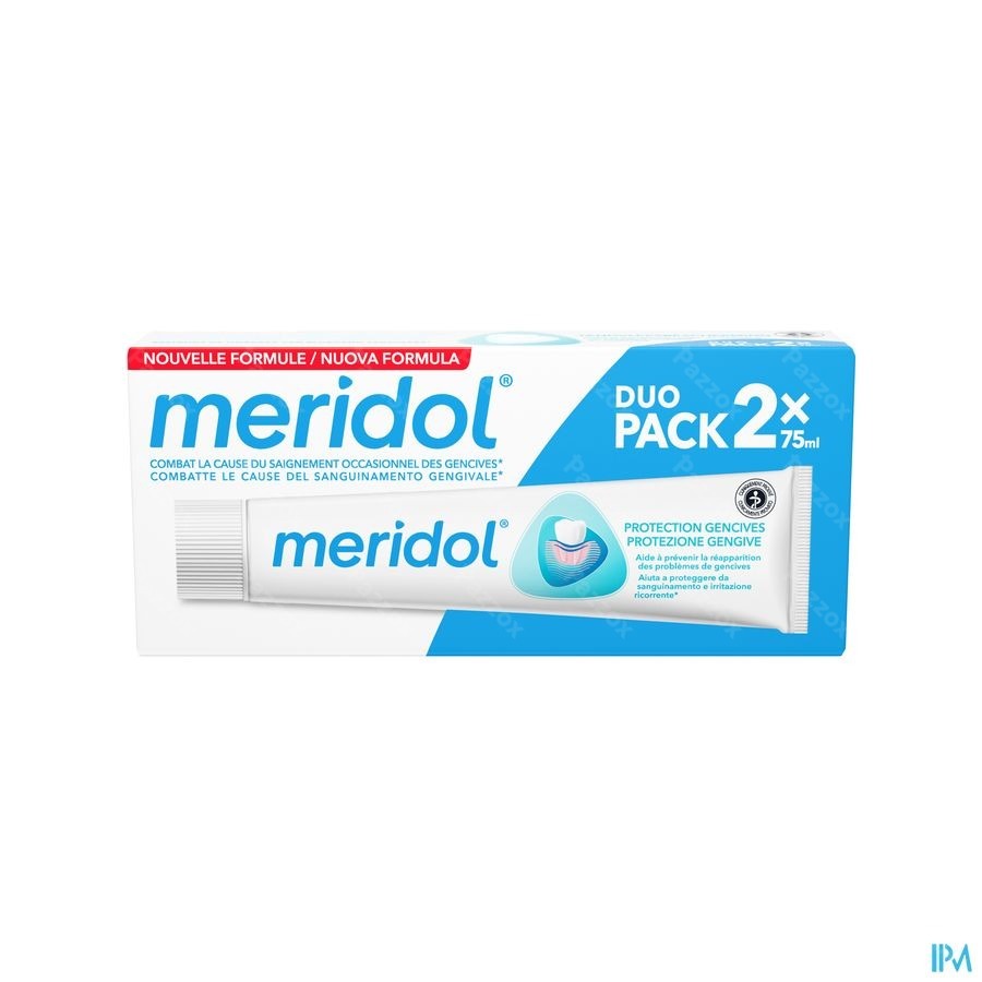 Meridol Dentifrice Protection Gencives 2x75ml