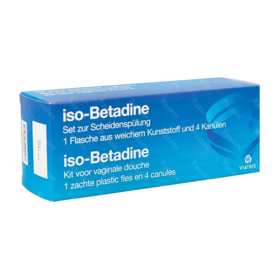 Iso Betadine Kit Vaginale Douche Kanules 4